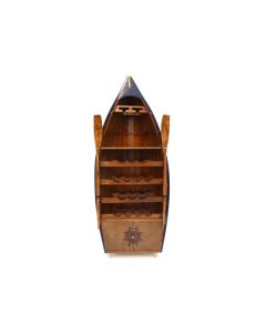 Boat Wine Cabinet - Wooden