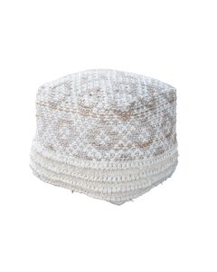 RR Cerezo Pouf - Ivory Charcoal