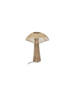 Jute Table Lamp Matt Gold - 41 cm