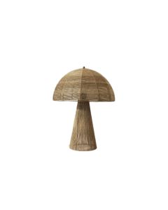 Jute Table Lamp Matt Gold - 71 cm