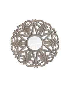 Mirror Wooden Frame - Round