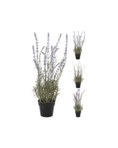 KI Artificial Lavender Plant in Pot Assorted
