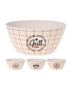 KI Bowl Melamine BBQ Design