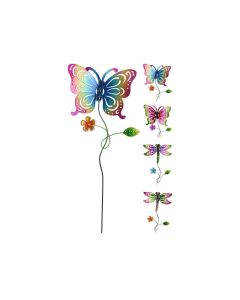 KI Butterfly Garden Pick Metal Assorted