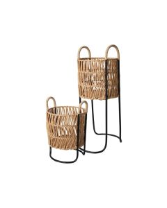 KI Flower Pot on Metal Stand Small