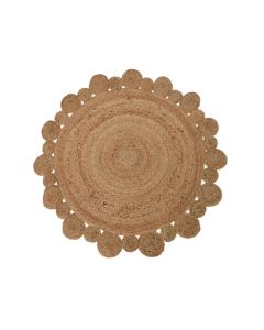 KI Jute Rug Size D90cm