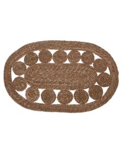 KI Oval Tressed Rug