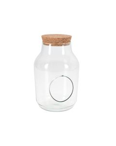 KI Recycled Glass Terrarium D14*H25cm