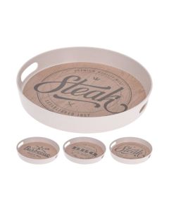 KI Serving Tray Melamine BBQ Design