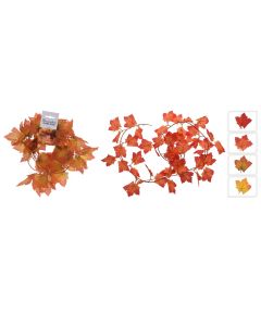 KI Articial Garland Fall Leaves 4 Assorted 180cm