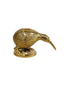 Bird Candle Holder Gold - 12cm