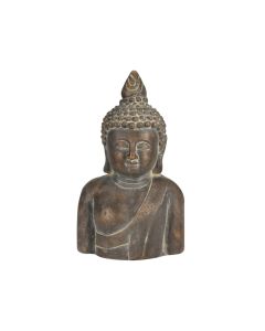 KI Buddha Bust MGO Display Antique Gold