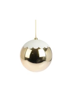 KI Christmas Ball Champagne 25cm