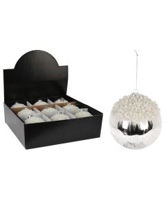 KI Christmas Balls with Beads Deco 10cm