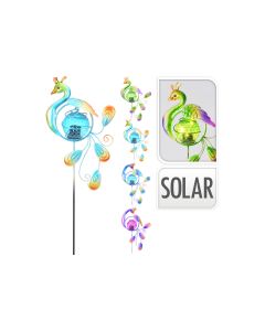 KI Peacock on Stick with Solar