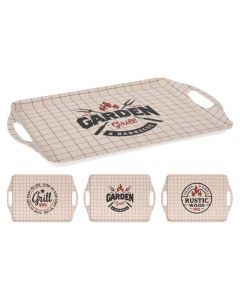 KI Serving Tray BBQ Design