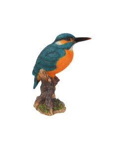 Kingfisher on Stump Statue - 10cm