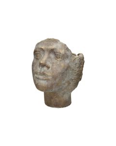 KR Planter Face Concrete Gold - 24 cm