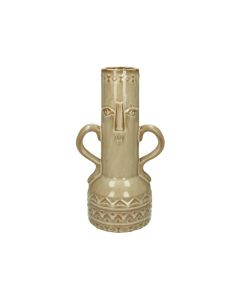 KR Flower Vase Face Ceramic Sand