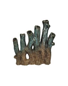 KR Ceramic Vase Fine Earthenware Blue