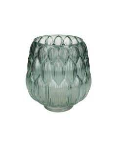 KR Vase Glass Petrol - Flower Vase