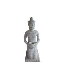Buddha Majapahit in White - Statue Decor