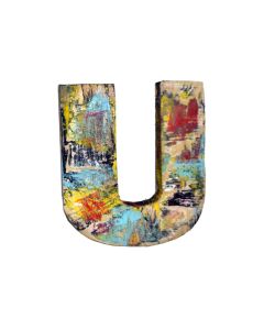 Wooden Alphabet-U