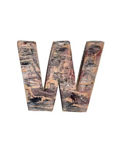 Wooden Alphabet-W