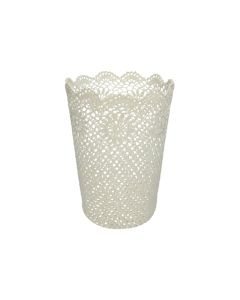 KR Basket Crochet Cotton White