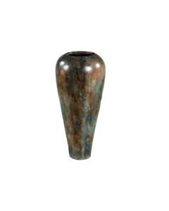 LO Terracotta Dea Antique Vase Green