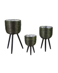 MG Lofty Chipwood Egg Pot Green - Small