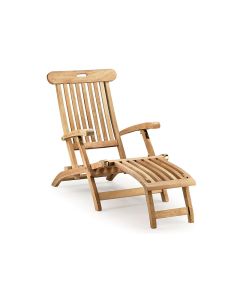 Teakwood Sun Lounger - Adjustable