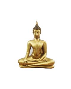 Meditating Buddha Statue - Gold