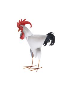 Metal Rooster Planter