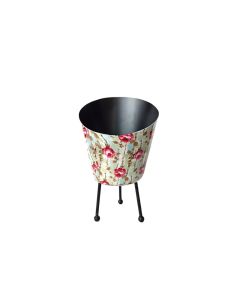 Decorative Metal Planter with Stand - Small