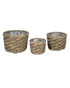 MG Brava Bowl Basket Greywash - Small
