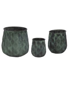 MG Emir Cauldron Green Small Planter