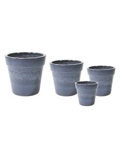 Glazed Basic Pot Ant Grey D47xH39 Large