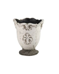 MG Orleans Round Pot White D19xH21cm