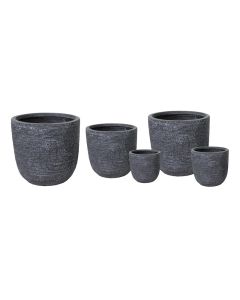 MG Utah Egg Pot Graphite D25xH25cm 117720