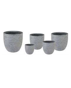MG Utah Egg Pot Washed Grey 120878