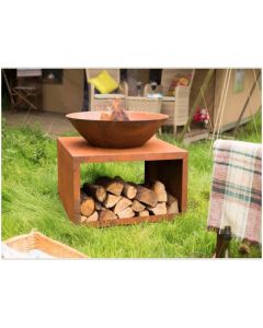 Moho Oxidised Firepit with Steel Stand 58263