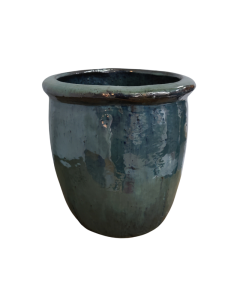 TH Ceramic Jar Jade Large
