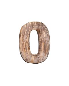 Wooden Number-Zero