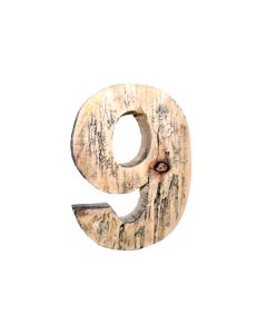 Wooden Number-Nine
