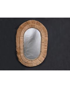 RI Oval Natural Grass Mirror