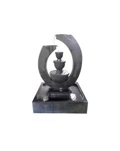 KK  G Shape Small - Black Water Fountain