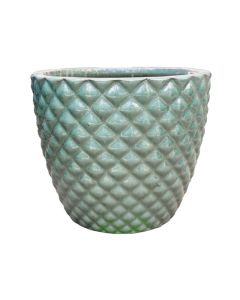 MG Glazed Egg Pineapple Celadon XL