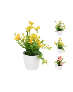 KI Art. Flowers in Pot 3 asst.