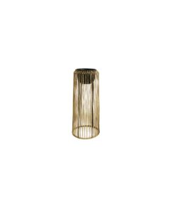 Iron/Jute Planter Matt Black
